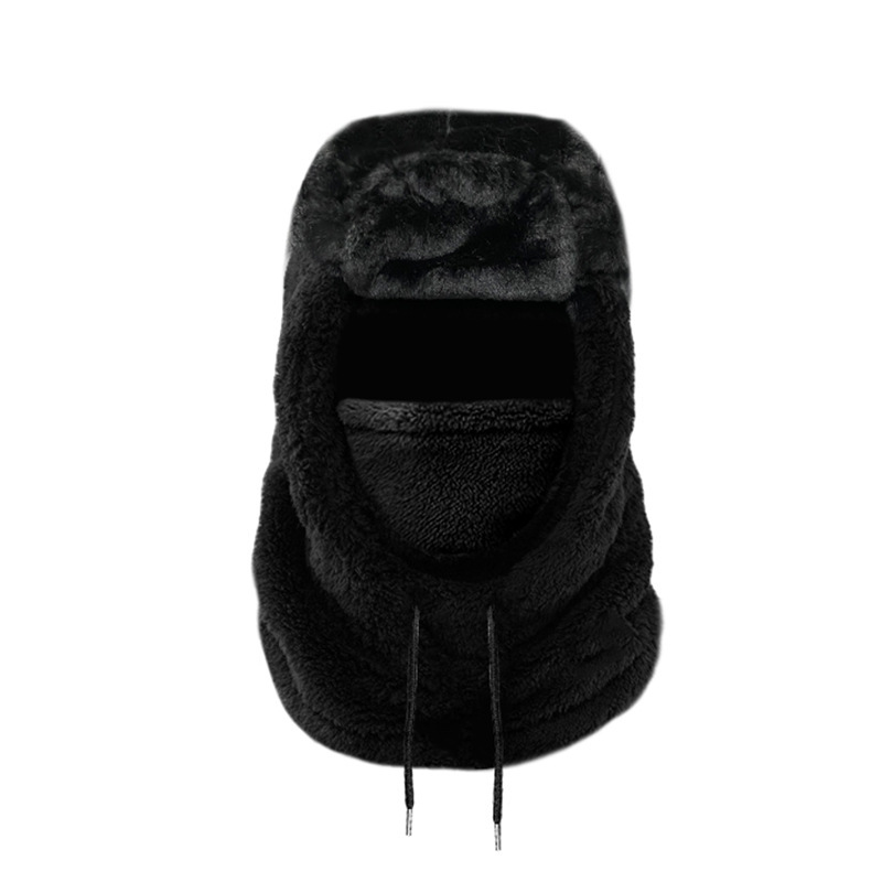 Europa y los Estados Unidos de peluche calentamiento protector de orejas de cuello en invierno máscara de esquí grueso sombrero antiviento para hombres y mujeres