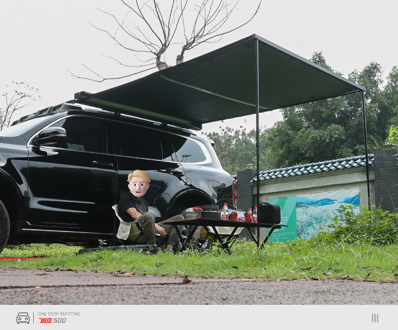 Tank 500 Luggage Rack Roof Platform Side Schoolbag Side Tent Luggage Frame Modification Special for Expansion Equipment Box