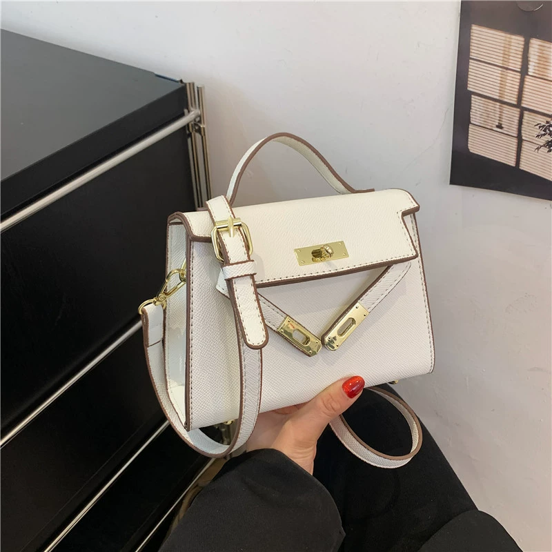 Fashionable retro small bag, bag strap, one-shoulder bag, city style, simple and elegant design