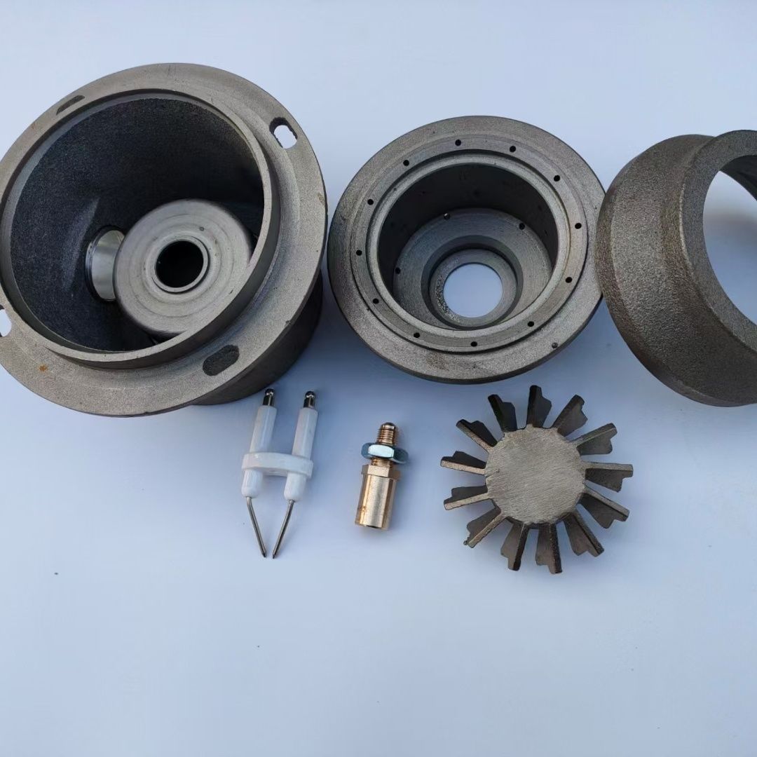 植物油甲醇通用喷雾白油炉头改装一键电喷启动商用配件进风炉灶