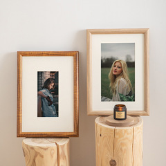 實木相框掛牆A3a4素描裝裱畫框24 36寸大尺寸拼圖海報正方形框架