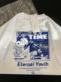 Foreign Trade Counter Withdrawal ~ Trendy Cartoon Short-Sleeved T-Shirts for Men and Women, Pure Cotton Loose Tops for Summer