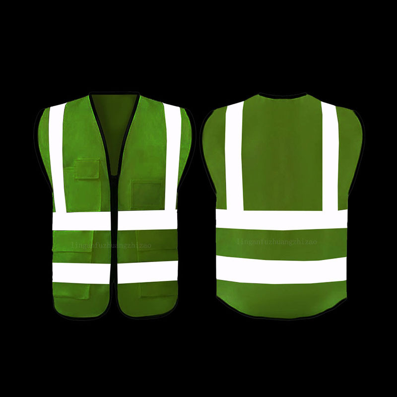 Chaleco de Seguridad Reflectante Multibolsillos para Construcción y Tráfico