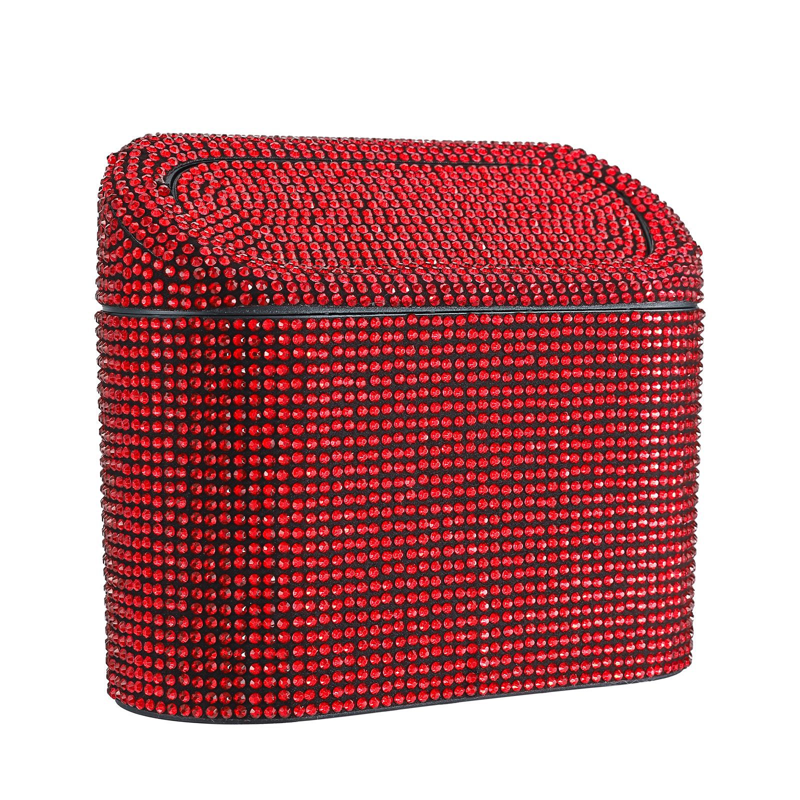 Rhinestone Car Trash Can Car Interior Storage Bin