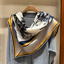 羊绒真丝披肩女秋冬送礼轻奢保暖三角巾巾披肩百搭