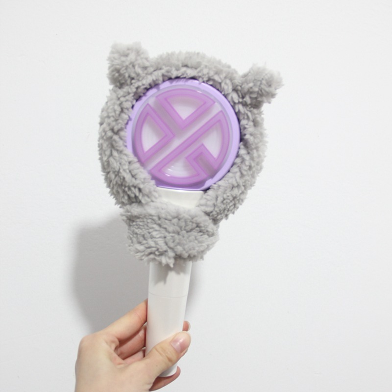 Zhang Yixing ラムシューズサポートスティックライトカバーぬいぐるみ保護カバーコンサート蛍光スティック装飾ハンドライトカバー周辺機器|undefined