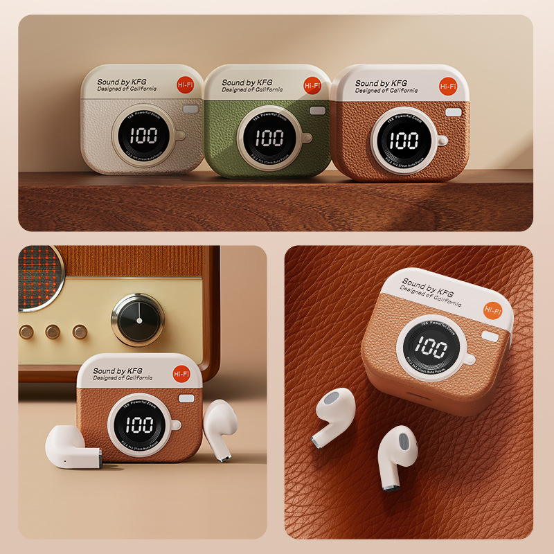 Modelo privado transfronterizo nuevo auricular inalámbrico Bluetooth elemento de la cámara diseño de mango corto fuente de espera ultralarga de alta calidad