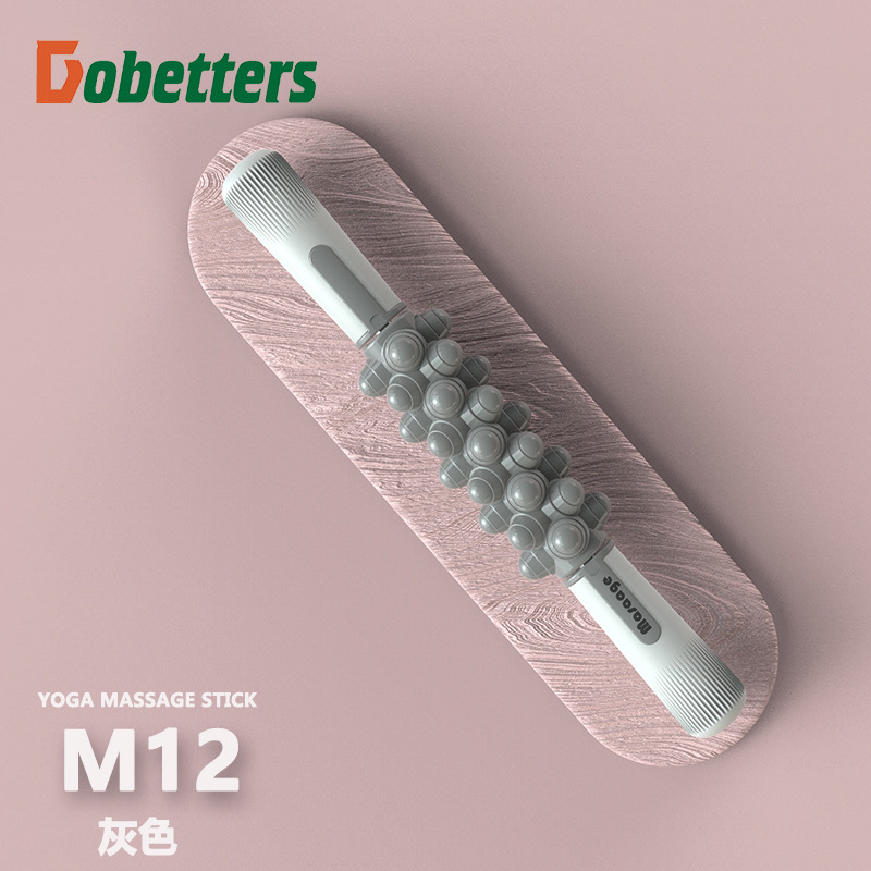 M12-Muscle 마사지 스틱-라이트 그레이