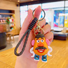 Cartoon toy, epoxy resin, keychain, strawberry, car keys, pendant, Birthday gift, wholesale