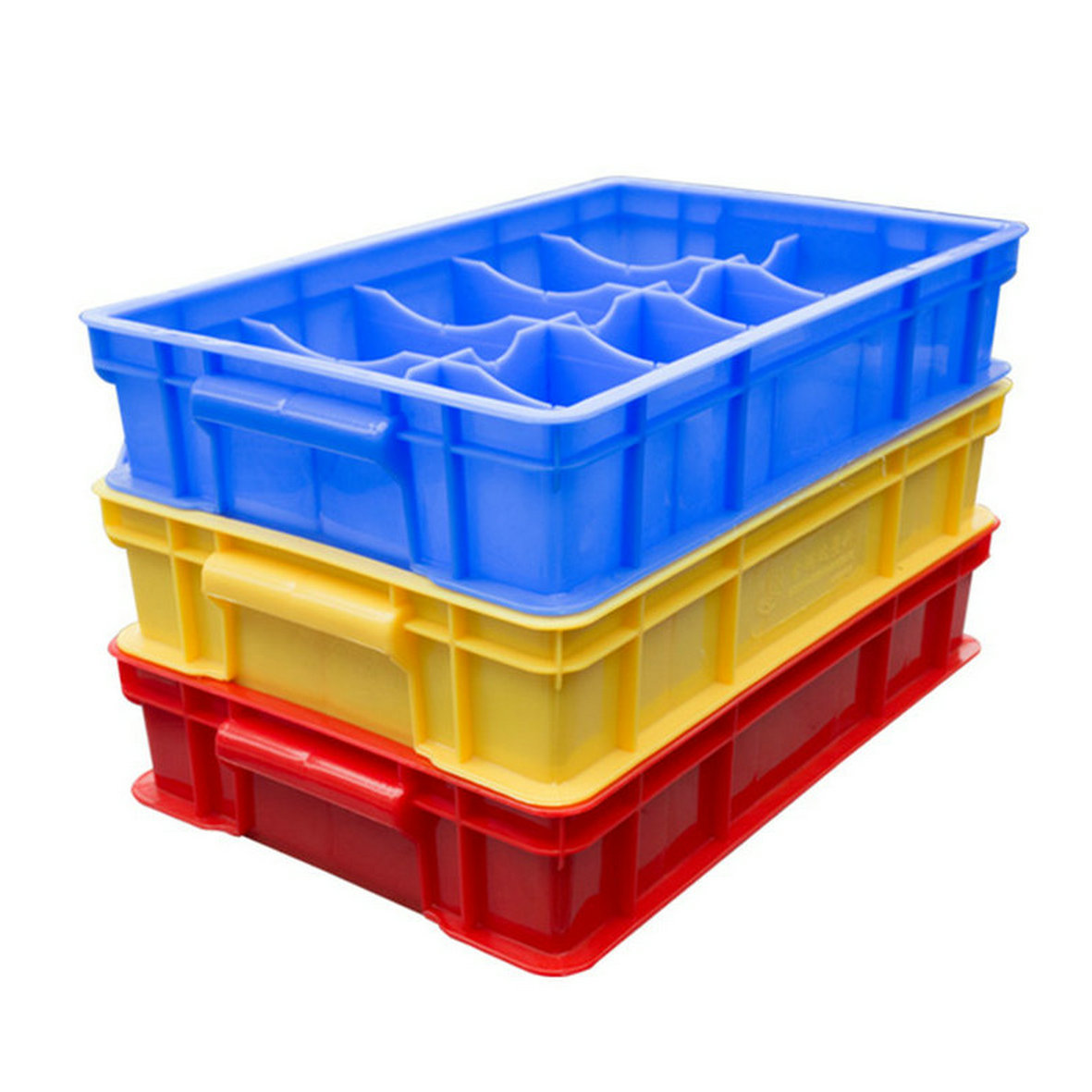 6格分隔周转箱分格塑料箱分格子工具箱多格修理零件盒15格24格