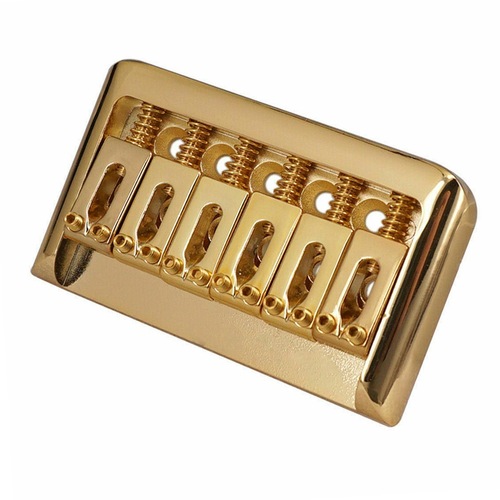 Non-tremolo electric guitar hardtail 6-string bridge saddle for Stratocaster Telecaster