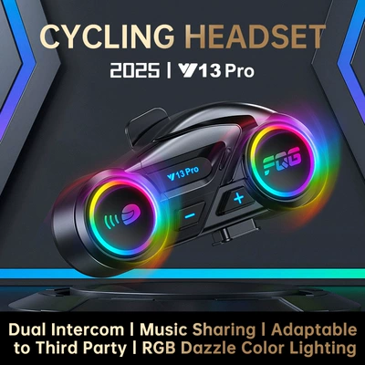 Y13Pro Double Intercom Motorcycle: Motorcycle Helmet Headset