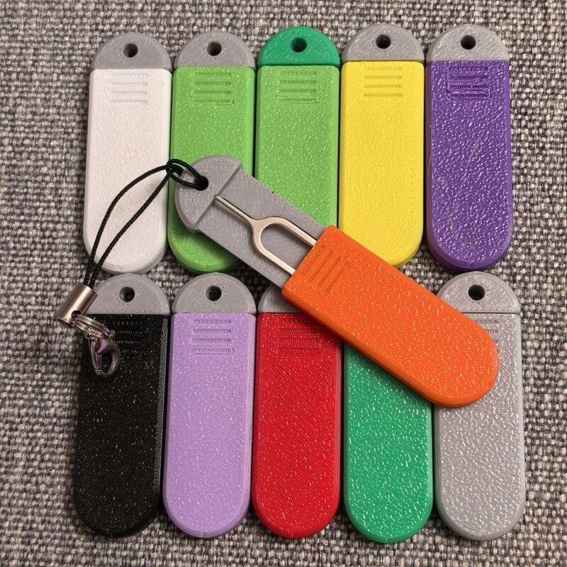 Popular 3D Printed Phone Sim Card Ejector Pin for Apple, Huawei, Xiaomi, Iphone, Universal Ejector Pin with Portable Storage Box Popular 3D Printed Phone Sim Card Ejector Pin for Apple, Huawei, Xiaomi, Iphone, Universal Ejector Pin with Portable Storage Box