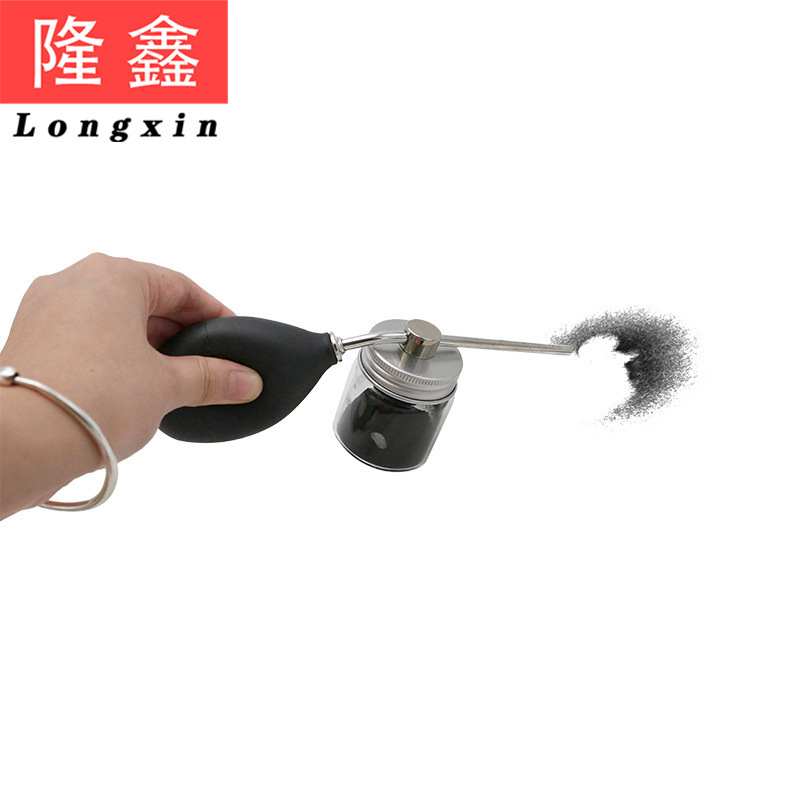 Hairdressing silicone powder spray bottle hair fiber powder nozzle glass bottle powder spray airbag powder supplement tool spray gun