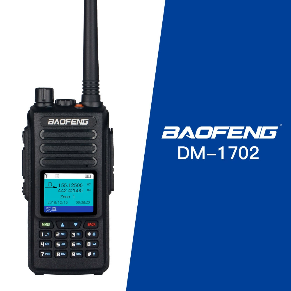 Baofeng DM-1702 DMR Digital Head Open UV Dual Caps Baofeng FM Calling FM GPS recording