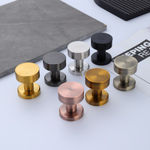 Stainless steel invisible door handle simple punch-free installation single-sided door handle wooden door open-mounted handle wholesale