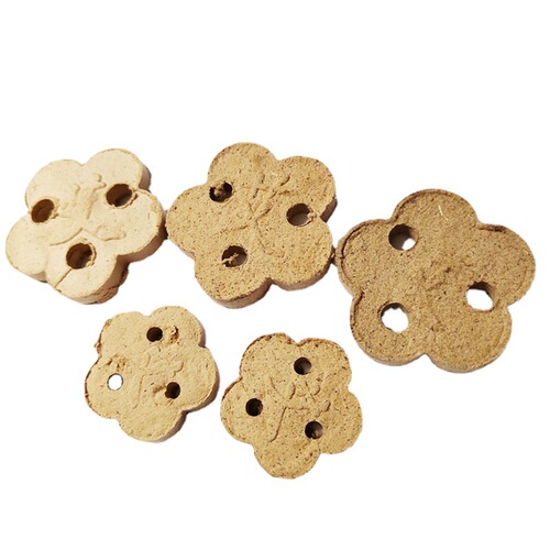 Plum blossom moxa cake portable moxibustion abdominal rub instrument moxa cake three-hole moxa cake probiotic moxa cake moxa velvet tablets batch