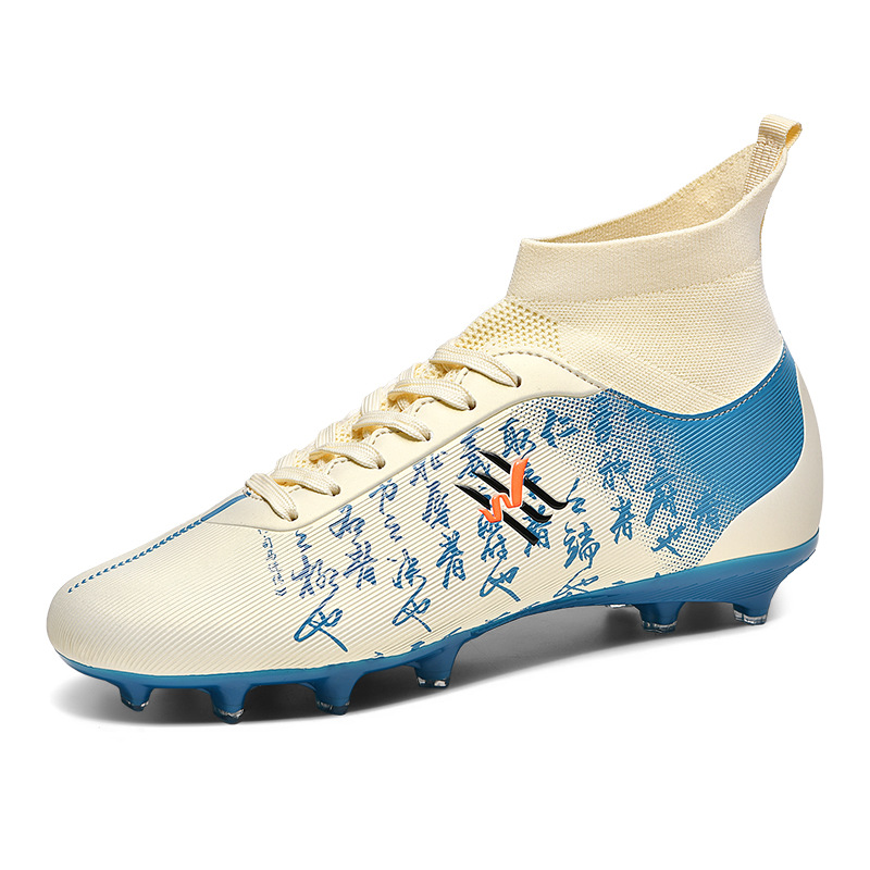 2025 nuevos zapatos de fútbol transfronterizos nuevos zapatos de fútbol transfronterizos para hombres clavos cortos césped antideslizante al por mayor juveniles