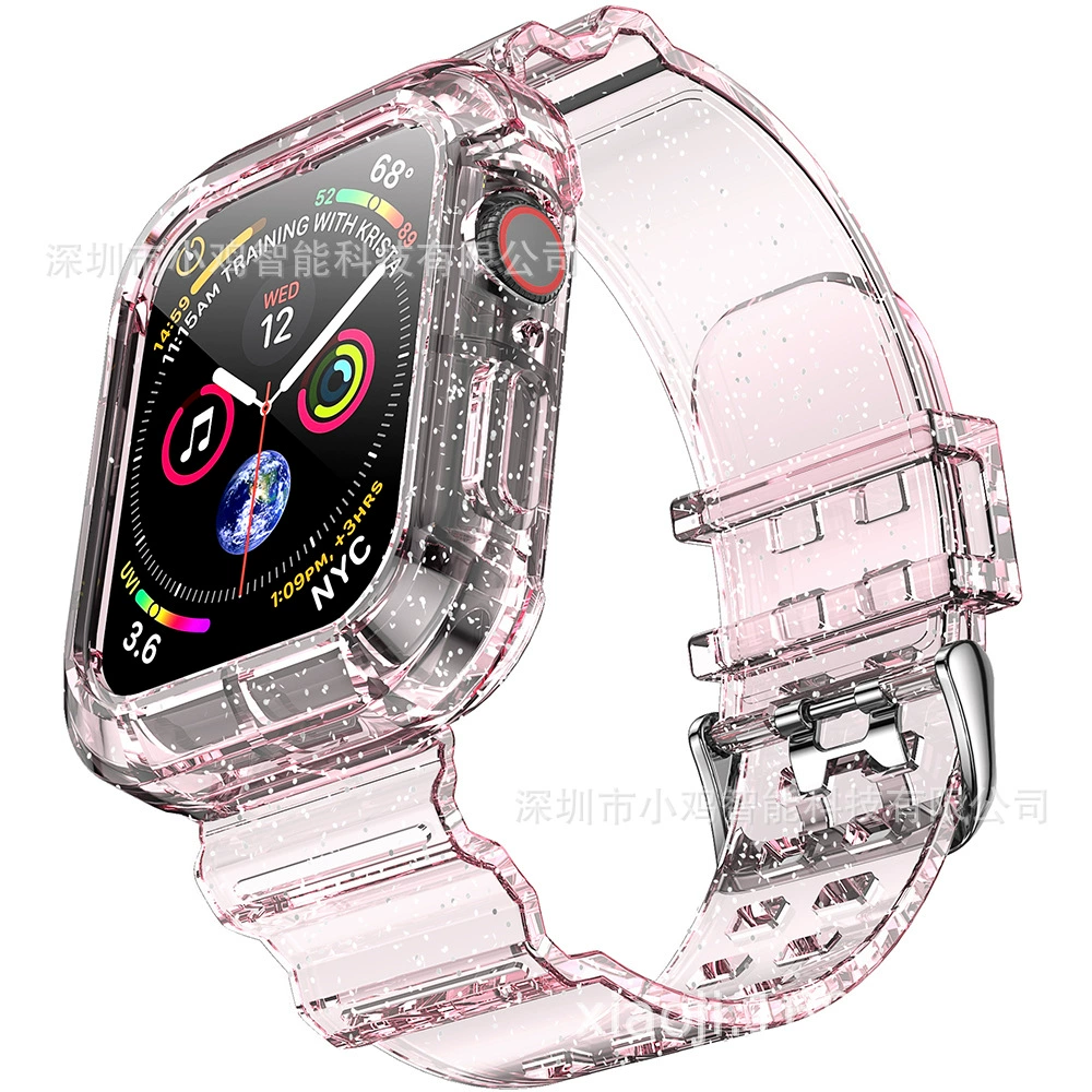 Apple, прозрачный ремешок для часов, браслет