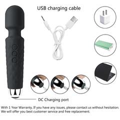 Cross-border powerful earthquake AV vibrator, women's instant-climax masturbator, G-spot stimulation massage wand, adult sex toy