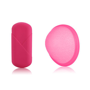 Silicone menstrual cup menstrual plate silicone box Female menstrual period supplies alternative sanitary napkin in stock wholesale