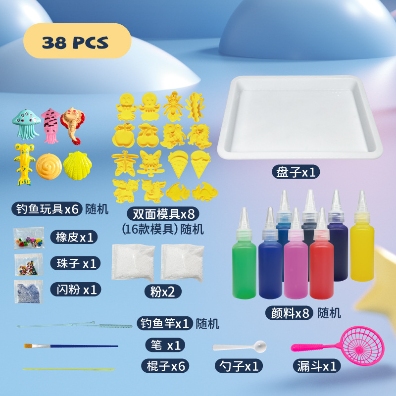 Juguetes de elfos de agua Máquina de ollas calientes Juguetes para niños Juguetes hechos a mano Juguetes de bricolaje de agua para bebés
