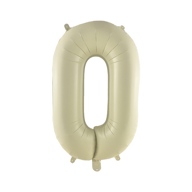 Versión americana verde digital flotante vacío globo de película de aluminio 32 pulgadas oro medio globo digital 34 pulgadas globo decoración al por mayor