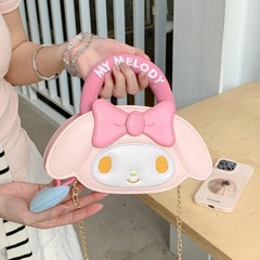 粉色美乐蒂迷你链条斜挎包包高颜值女生出街收纳小背包送闺蜜礼物