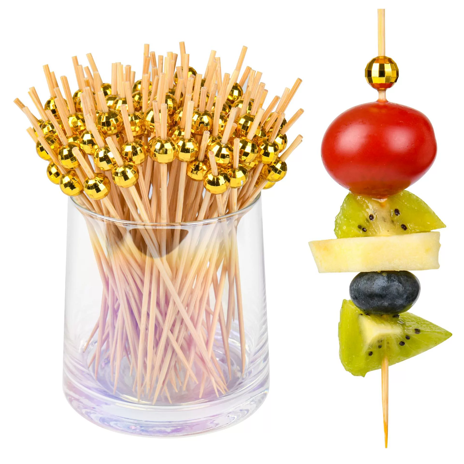 Шампуры для фруктов, бамбуковые шампуры, одноразовые вилки для фруктов, шампуры для гамбургеров, закуски, шампуры для суши-коктейлей, шампуры для цветов, шампуры для конфет.