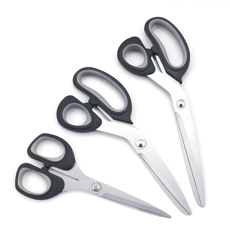 (2개) 유럽식 사무실 가위 학생 문구 가위 손 가위 가족 매일 가위 예술 가위