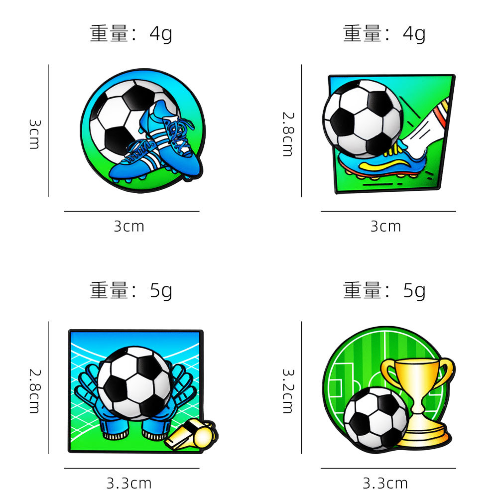 Copa del Mundo 2026 Broches de fútbol Hercules Copa Eventos deportivos Fans Recuerdo Insignia de metal PIN