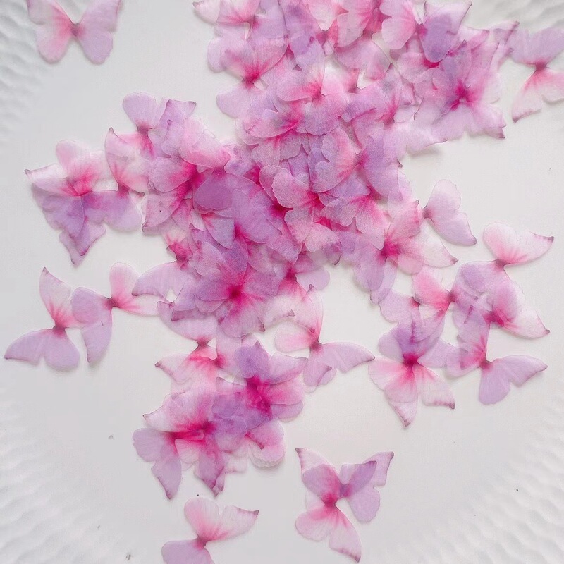 in stock DIY Butterfly Accessories Fairy Face Makeup Tulle Light Gauze Butterfly Self-portrait Face Clothing Decoration