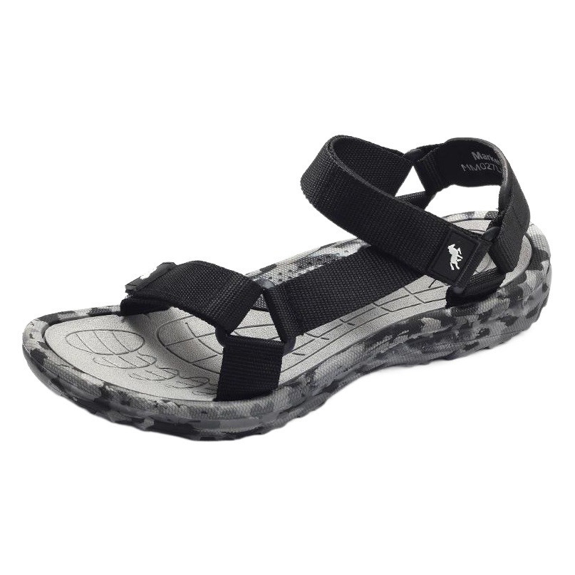 Sandalias de hombre vietnamita ropa exterior de hombre casual antideslizante suela suave zapatos romanos con agujeros deportivos estilo de moda estilo de playa transpirable estilo