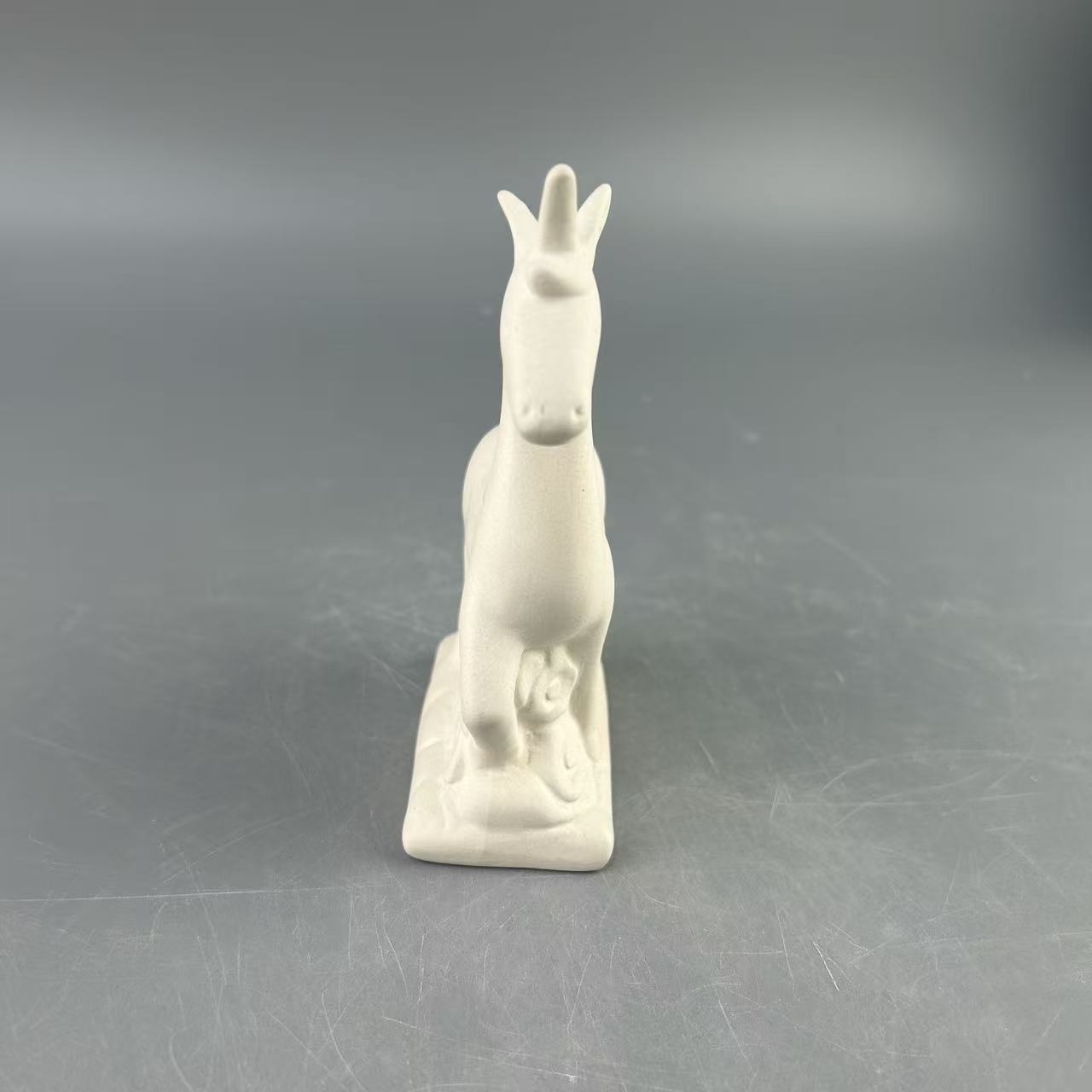 Personalizada red DIY cerámica unicornio blanco con pincel de pintura conjunto de graffiti padres-hijos paquetes de materiales hechos a mano