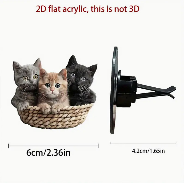 Comercio exterior transfronterizo suéter gatito productos acabados ventilador clips decoración de automóviles perfume adorable acrílico decoración impermeable image 83