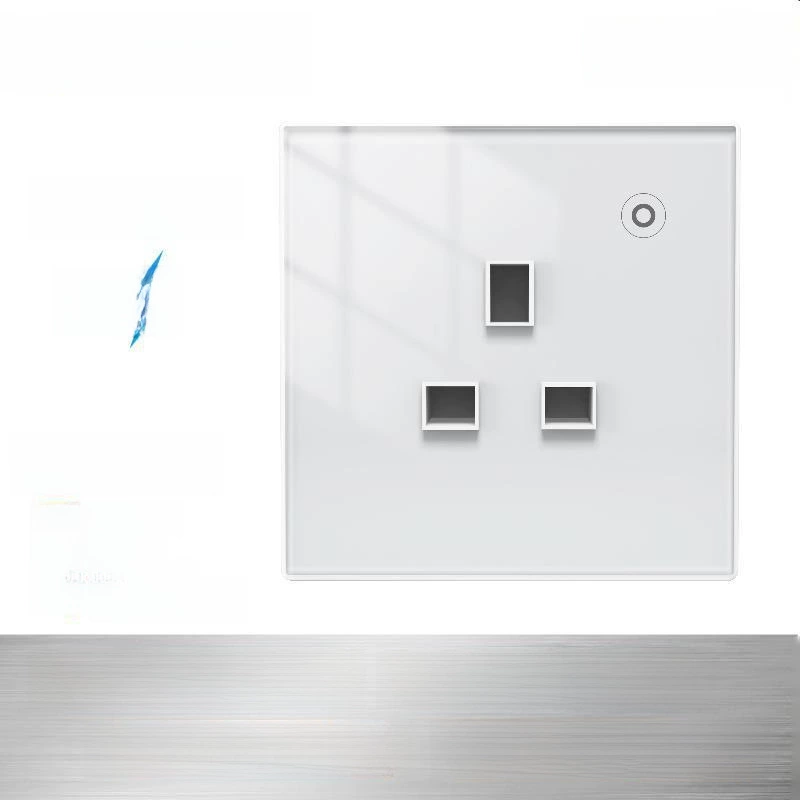 WIFI graffiti socket 86 -type glass app remote time -controlling timing 16A timing panel electricity monitoring wall socket