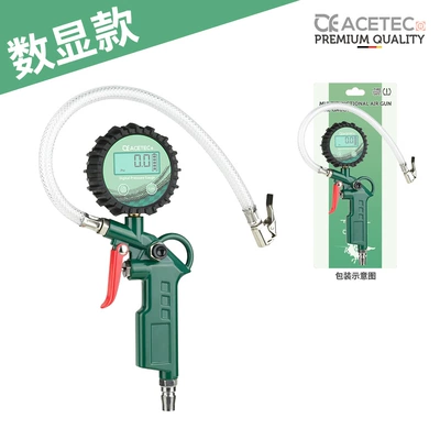 Air pressure gauge/tire pressure gauge – testing gun, car tire inflator - new-night-vision-digital-display-model