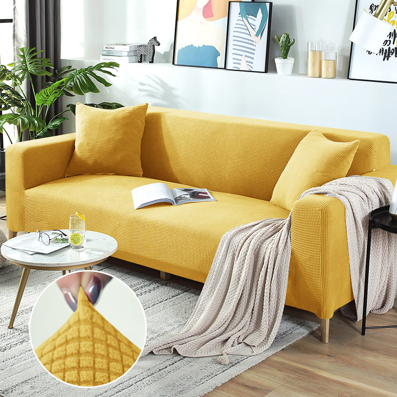 Cross-Border Amazon Ebay Elastic All-Inclusive 160 Corn Velvet Sofa Cover Dust Cover Universal Style