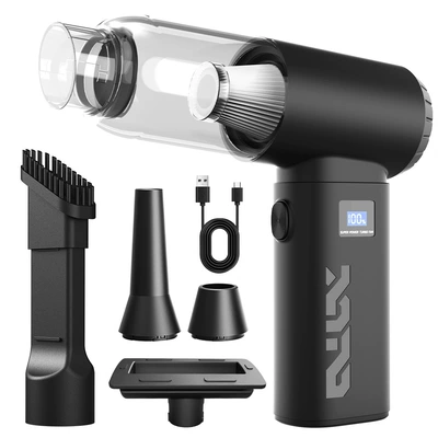 June's New Brushless Vacuum Cleaner, Cross-Border Car-Mounted Small Mini Wireless Compact Handheld Vacuum Cleaner for Home Use