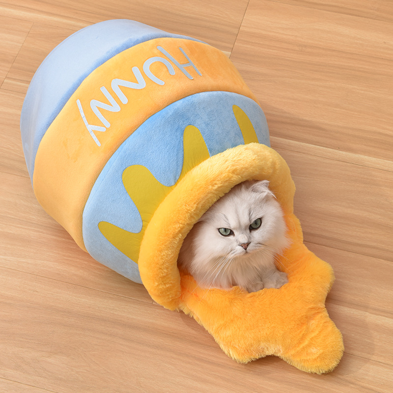 블루 허니 포트 (두꺼운 버전) (체중이 16kg 인 고양이와 체중이 12kg 인 개에 적합) 0.68kg