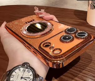 Funda transparente suave para teléfono móvil Apple 17 Pro Max/15 Pro/iPhone 16 Pro con diseño de cielo estrellado y película protectora para la lente.