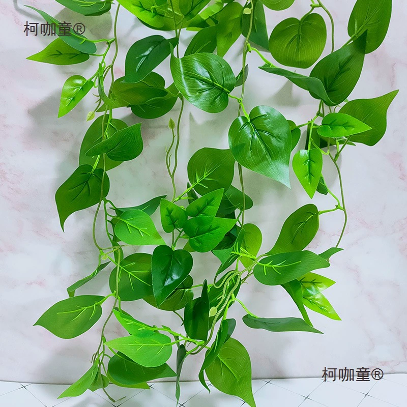 藤条植物绿萝装饰假树叶绿藤蔓塑料花藤水管道遮挡空调绿叶麦太保