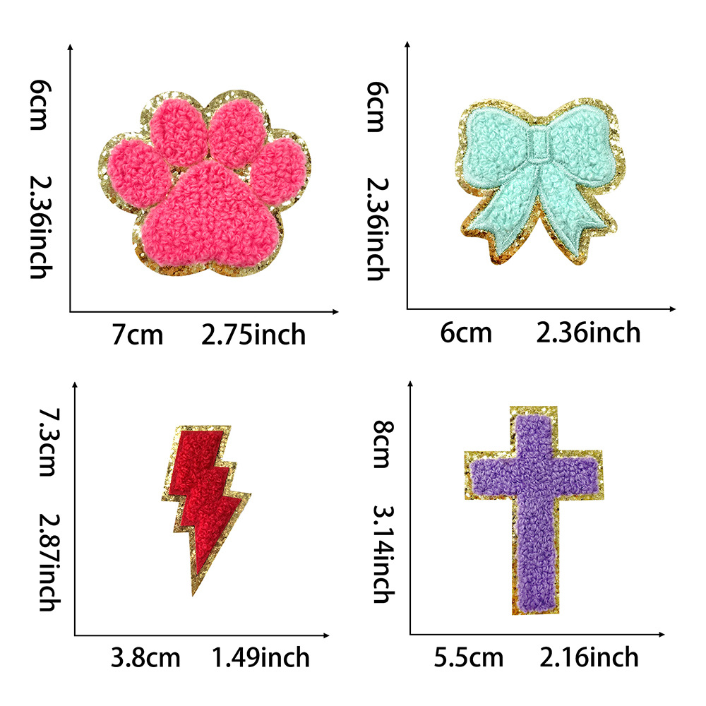 8g Weight Clothing Sticker Patches Classification 1 Piece, 1 Set Quantity Polyester Material Heart Shape, Smile Face, Bow Knot Pattern Cute, Simple Style Style 1 Piece 1 Set Cute Simple Style Heart Shape Smile Face Bow Knot Polyester Clothing Sticker Patches 无