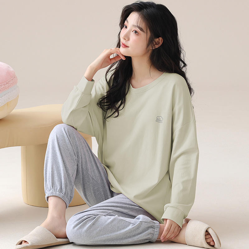 Maternity Thermal Set Postpartum Nursing Loungewear Thickened Home Wear Autumn and Winter Popular Set