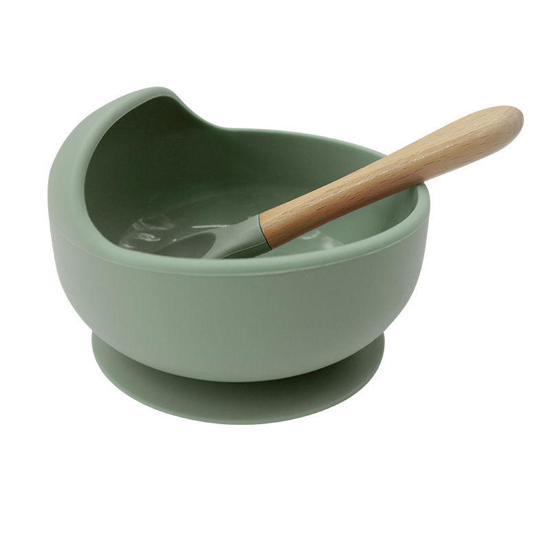 Verde militar 【Cuenco y cuchara】