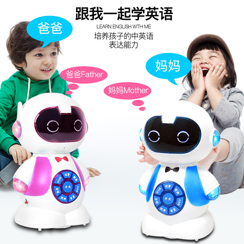 Juguetes educativos para niños multi-función de carga USB máquina de educación temprana control remoto Dancing Robot máquina de Historia de contenido múltiple