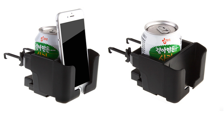 Yac Car Water Cup Holder Car Air Conditioner Air Outlet with Light Storage Mobile Phone Holder Cup Holder Multi-Functional Beverage Holder