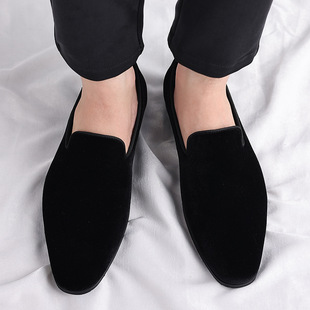 2025 Nubuck Leather Loafers Men's Size 39-48 2025 Spring New Men's Shoes Men's the New