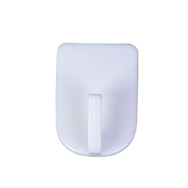 White plastic hook