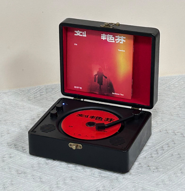 가죽-블랙 레드